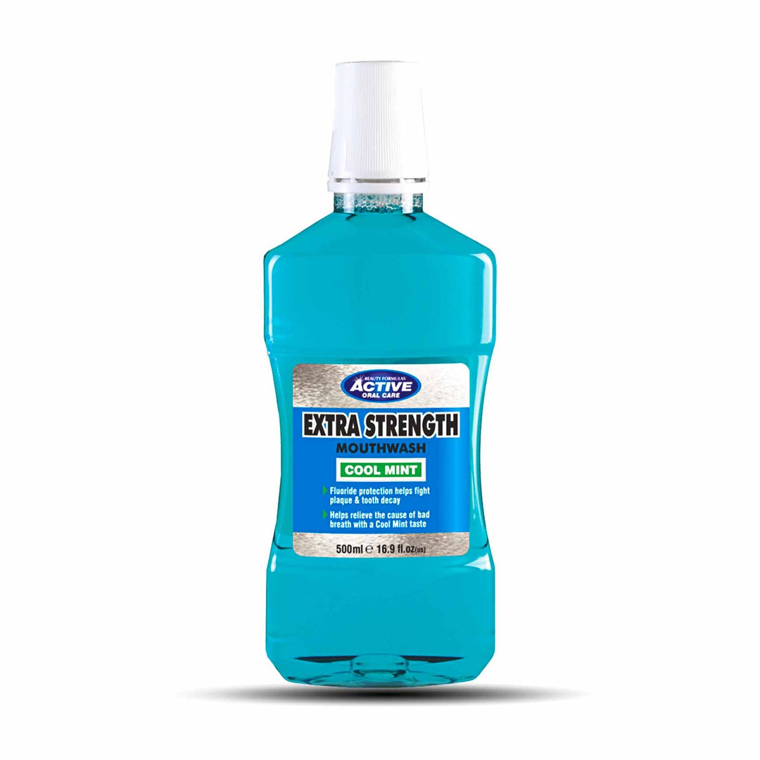 Active Mouthwash Extra Strength Cool Mint 500Ml