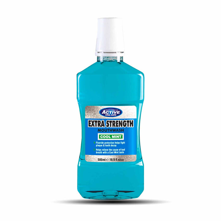 Active Mouthwash Extra Strength Cool Mint 500Ml