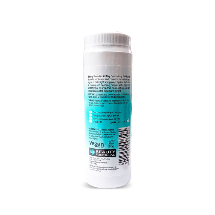 Beauty Formulas Deodorising Foot Powder 100G