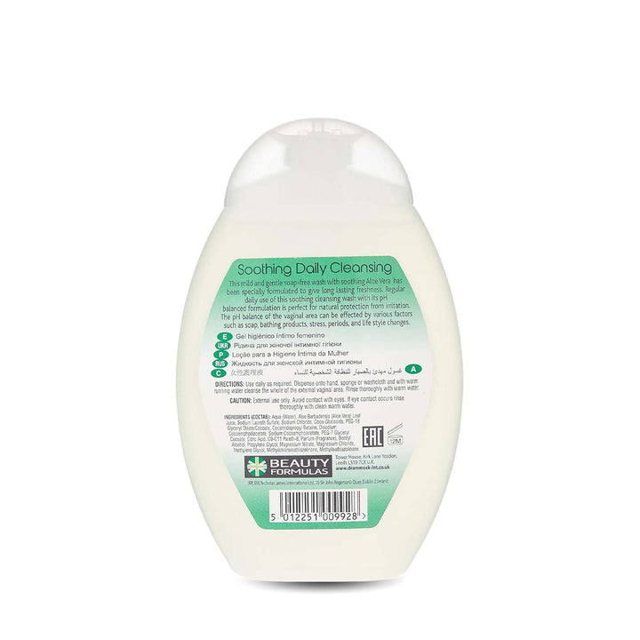 Beauty Formulas Feminine Intimate Cleansing Wash Soothing (Aloe Vera) 250Ml