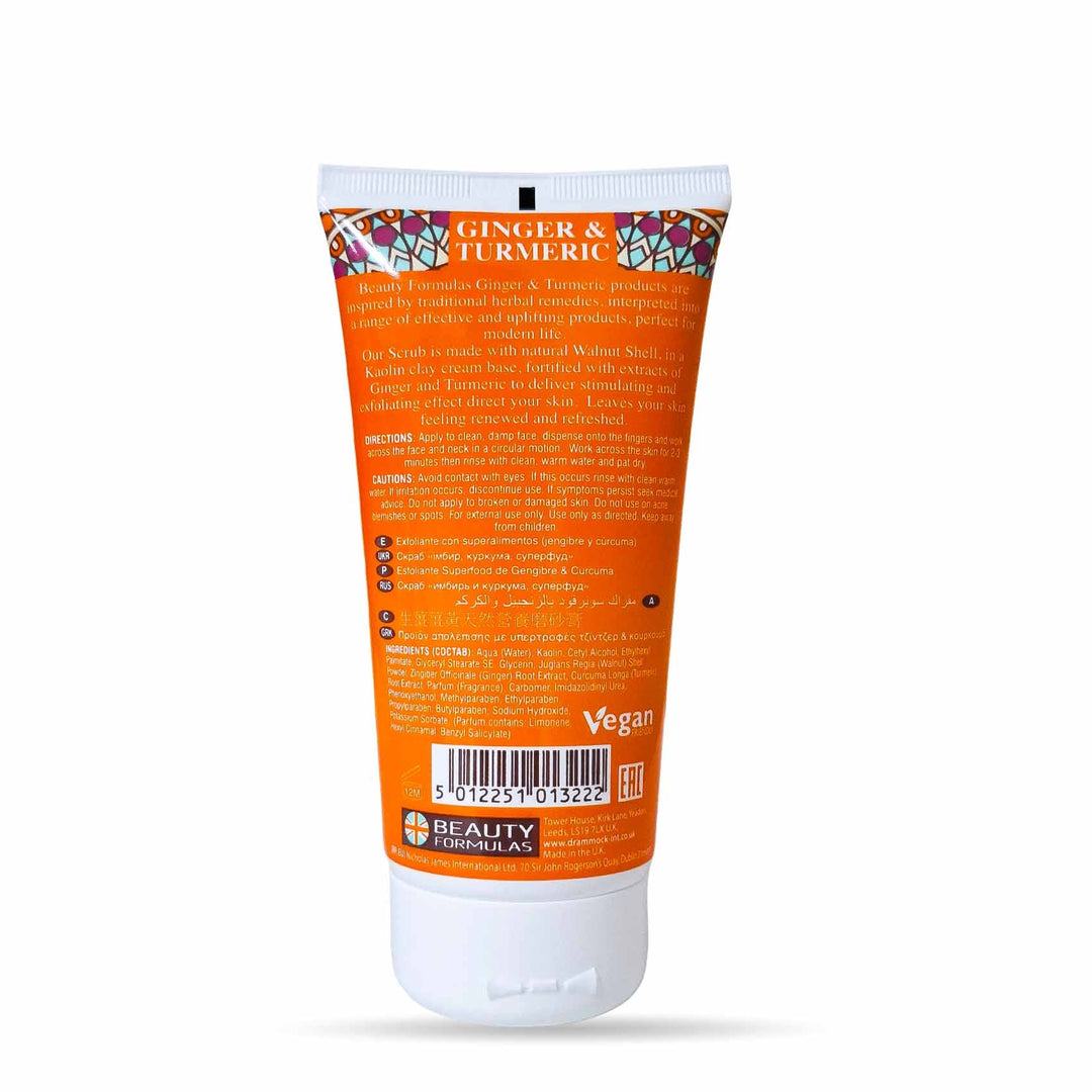 Beauty Formulas Ginger And Tumeric Clay Mask 100Ml