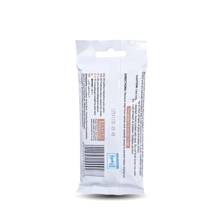 Beauty Formulas Lens Cleansing Wipes 20'S