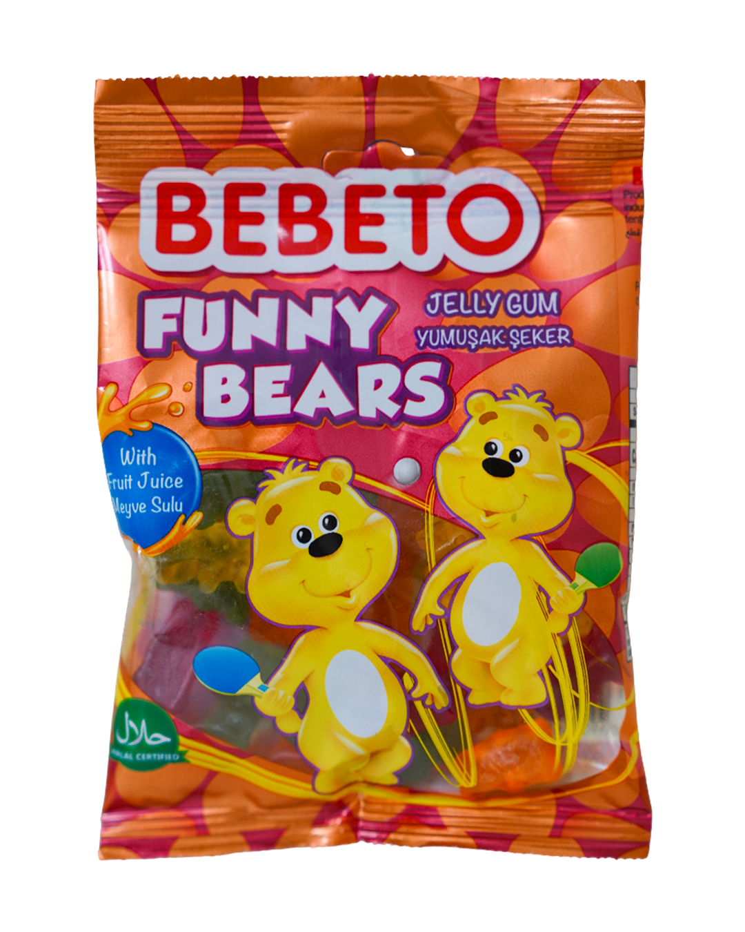 Bebeto Jelly Gum Funny Bears 80G