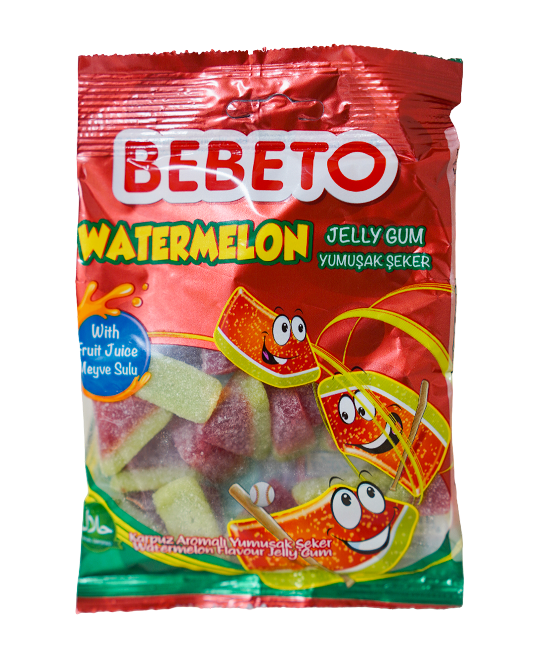 Bebeto Jelly Gum Watermelon 80G