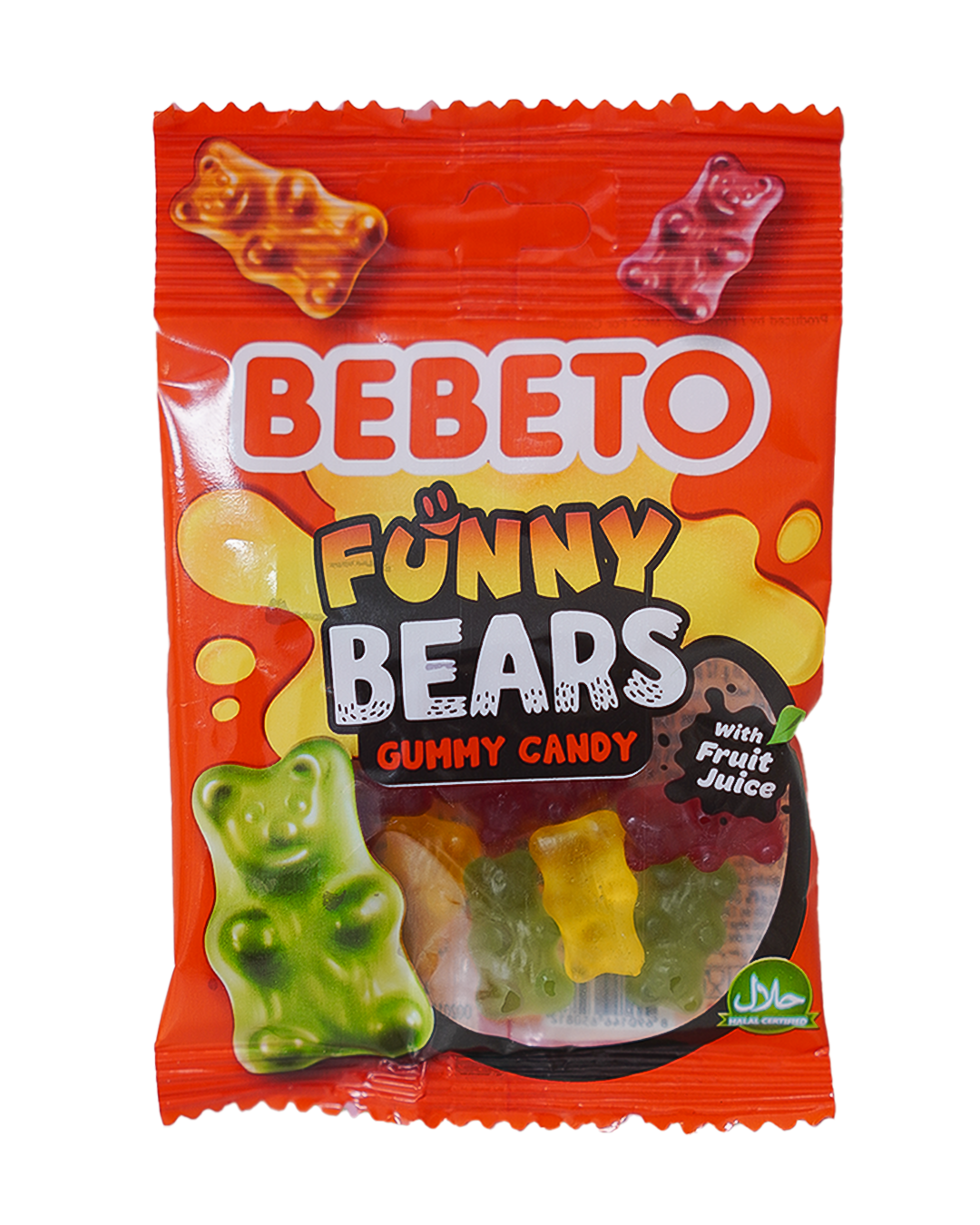 Bebeto Gummy Candy Funny Bears 35G