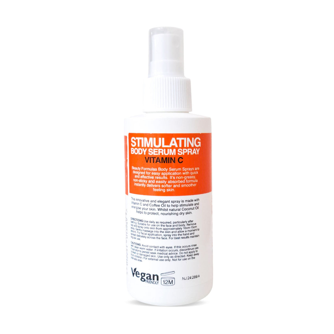 Beauty Formulas Vitamin-C Stimulating Body Serum Spray 150Ml
