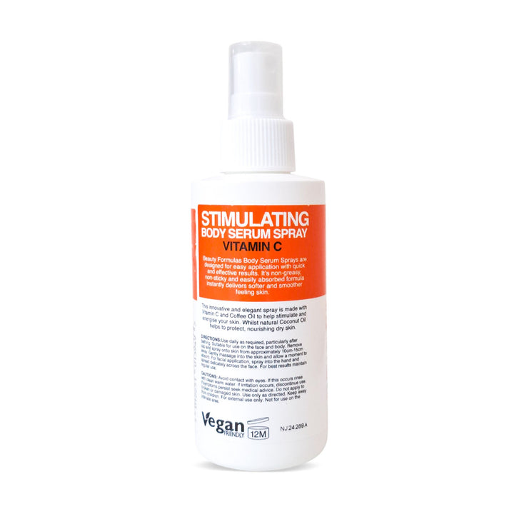 Beauty Formulas Vitamin-C Stimulating Body Serum Spray 150Ml