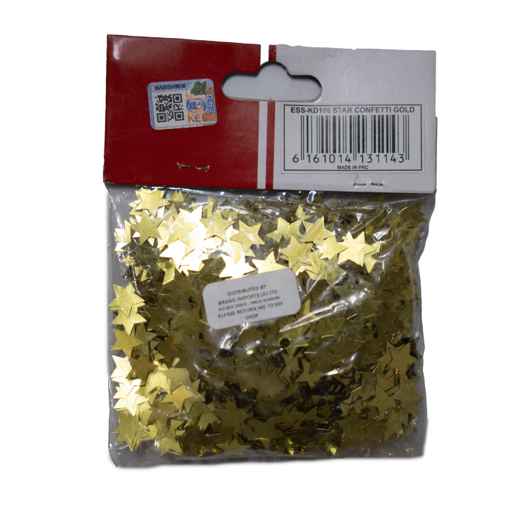 Essentials-Kd186 Star Confetti Gold