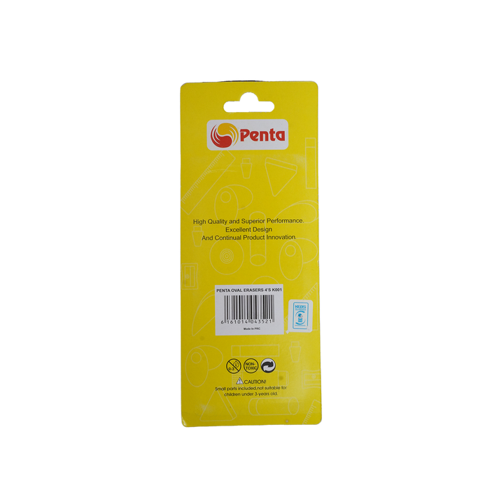 Penta Oval Eraser 4`S K001