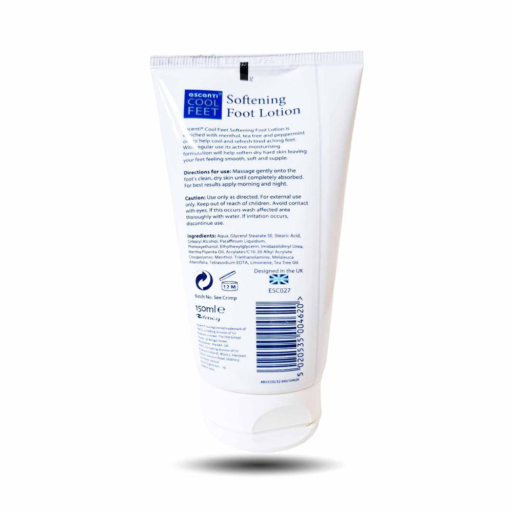 Escenti Cool Feet Softening Foot Lotion 150Ml