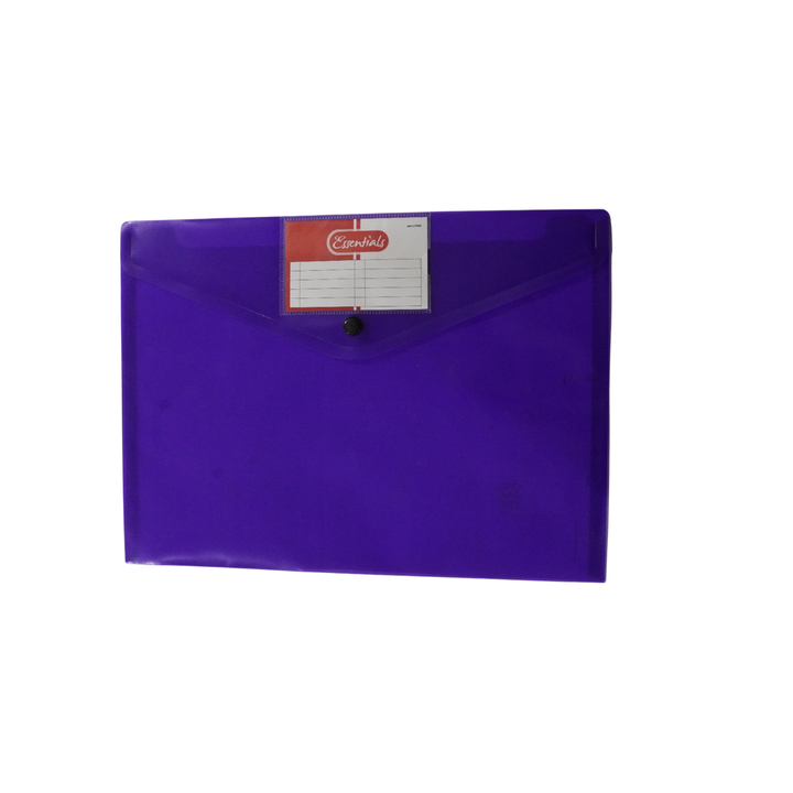 Essentials Envelope W/P A4 Purple 061375Nd