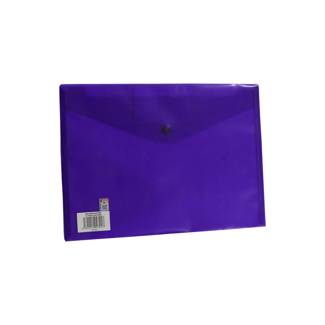 Essentials Envelope W/P A4 Purple 061375Nd