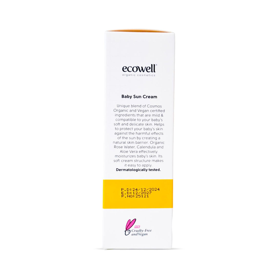 Ecowell Organic Baby Sun Cream 50 Spf 110G