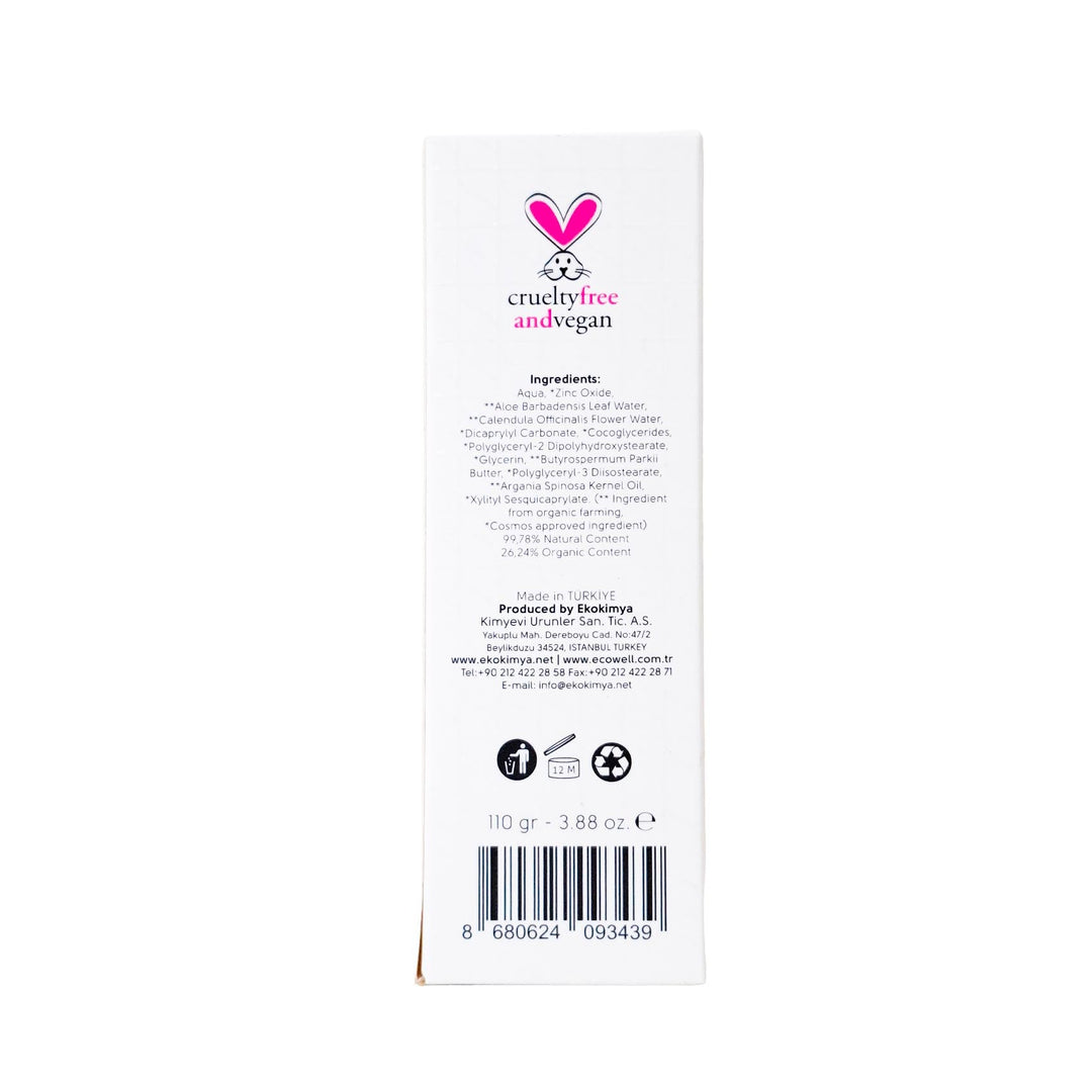 Ecowell Organic Sun Cream 50 Spf 110G