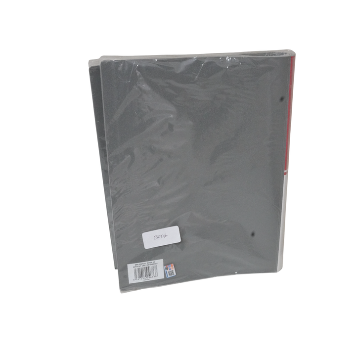 Essentials Display Book A4 100Pocket Grey 061047An02