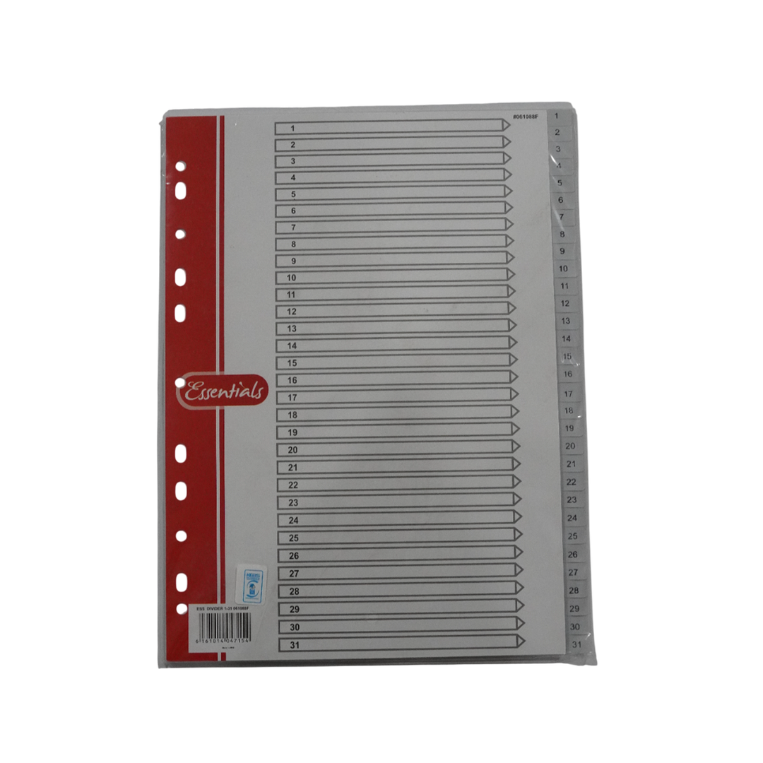 Essentials  Divider 1-31 061088F