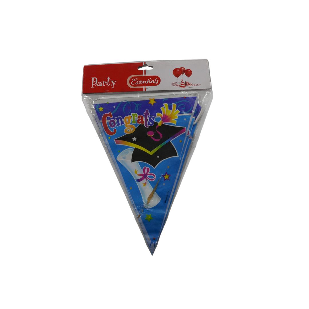 Essentials-Kd173 12" Congrats Flag Banner