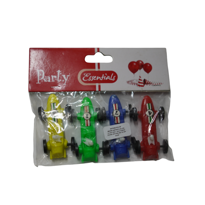 Essentials-Kd16 Plastic Racers Assorted 4`S