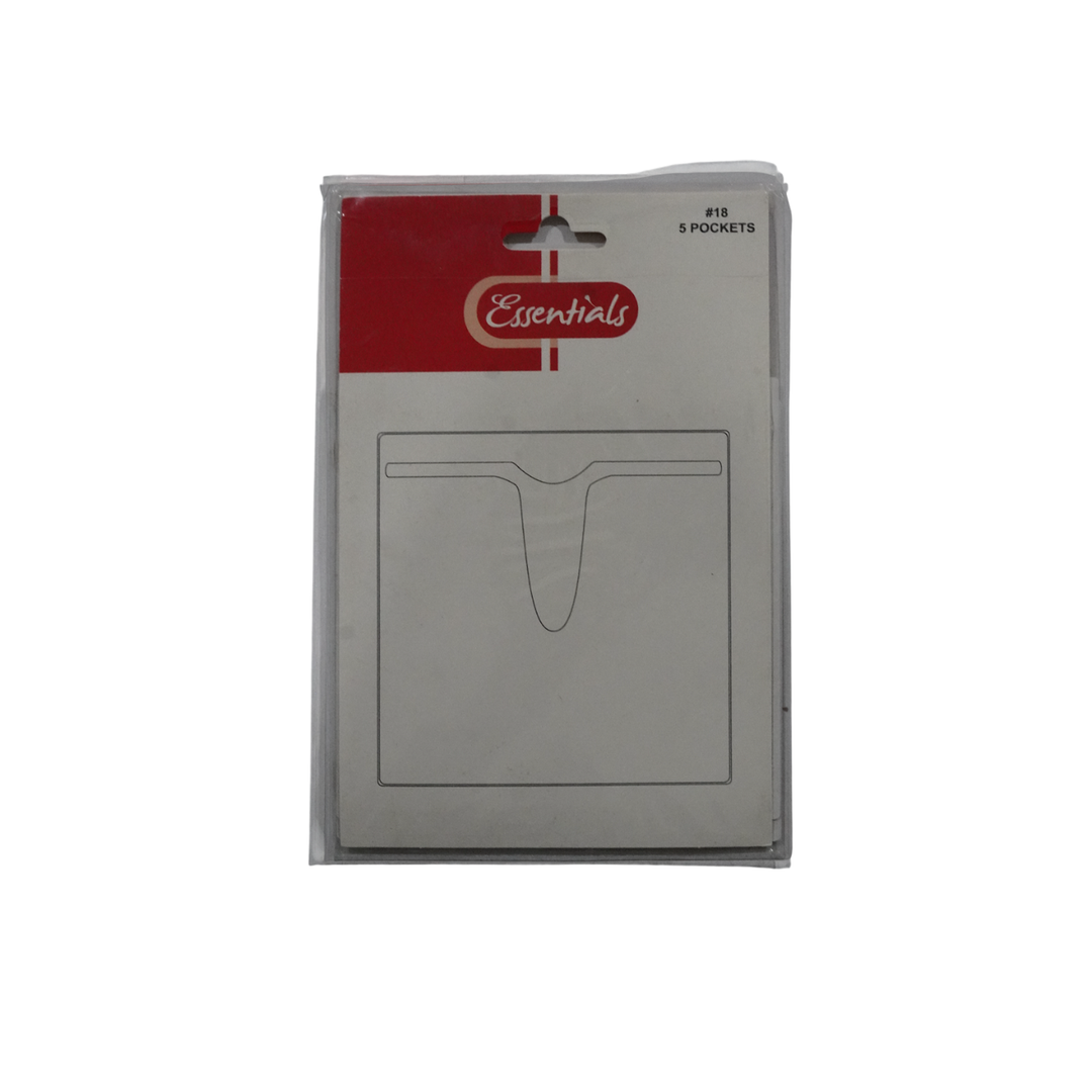 Essentials 5 Pocket Folder Red Cy 1688