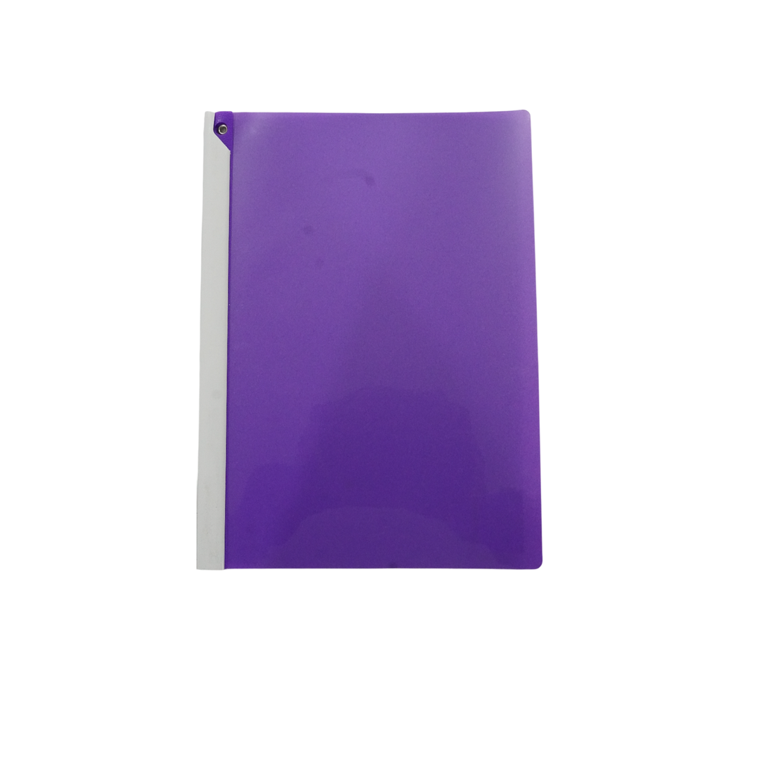 Essentials Pp/Clip A4 Purple 06149Doa0