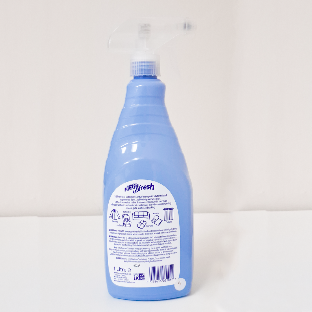 Fabfresh Rose & Pink Peony Fabric Spray 1 Litre