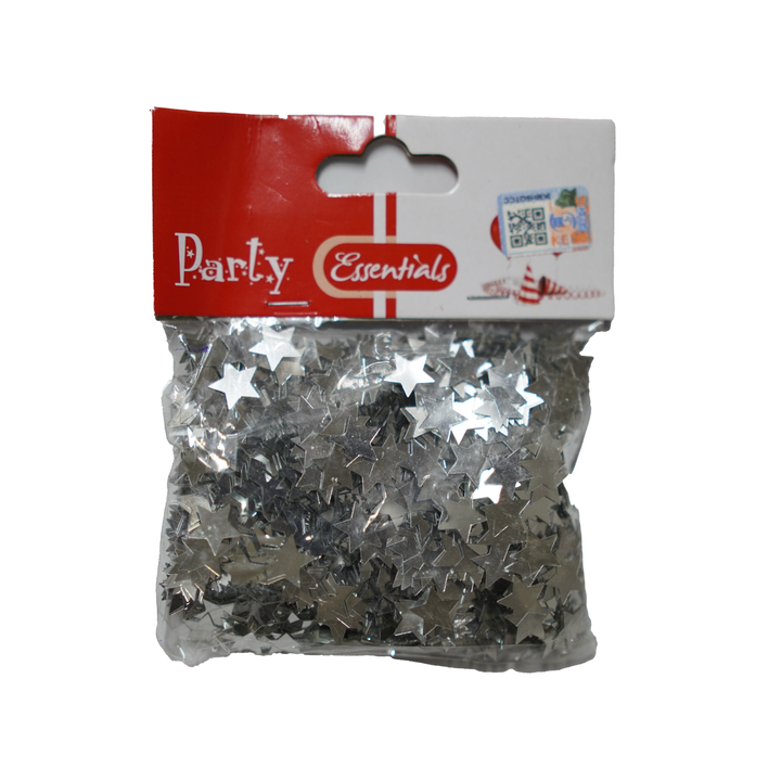 Essentials-Kd188 Star Confetti Silver
