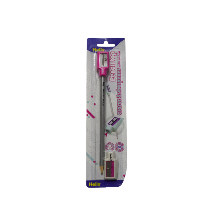 Helix Pencil Top  Eraser/Sharpener #Eo4070