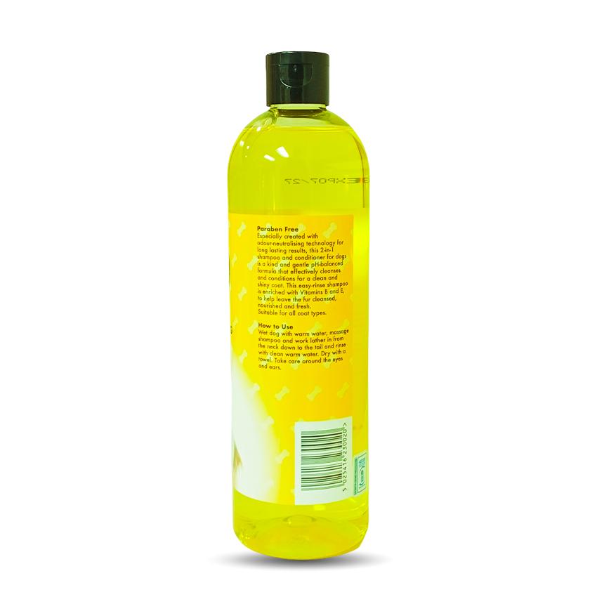 Just 4 Dogs 2-In-1 Conditioning Dog Shampoo 500Ml