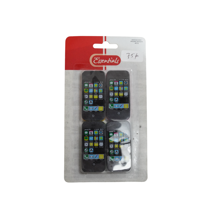 Essentials 4Pc Eraser Stc010197