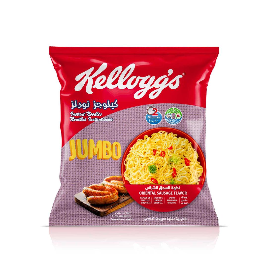 Kellogg's Jumbo Sausage Noodles 100G