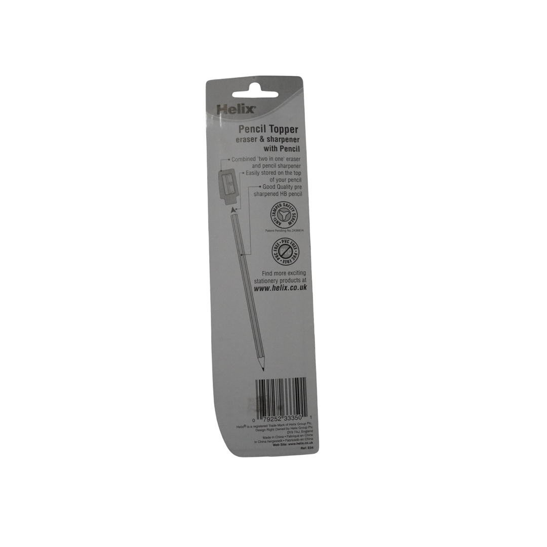 Helix Pencil Top  Eraser/Sharpener #Eo4070