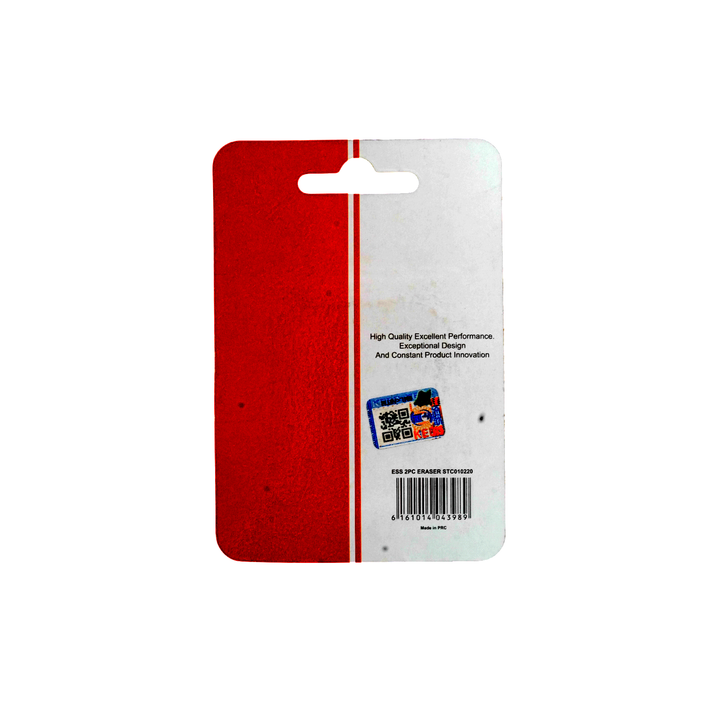 Essentials 2Pc Eraser Stc010220