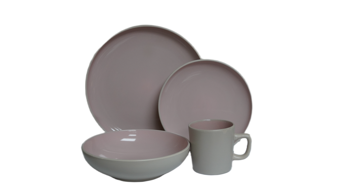 AAH 16PCS DINNER SET PINK #1