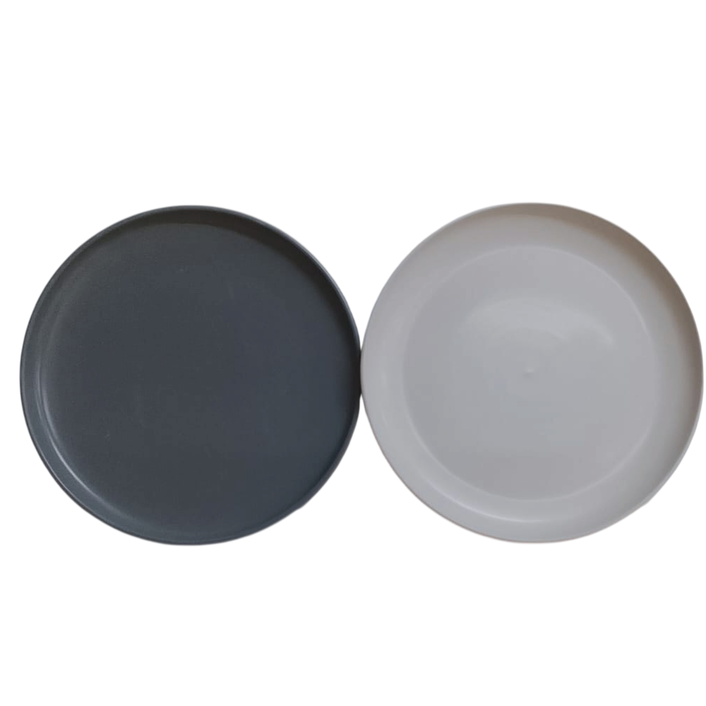 AAH 10.5 Inch Pit Edge Color Glaze Plate