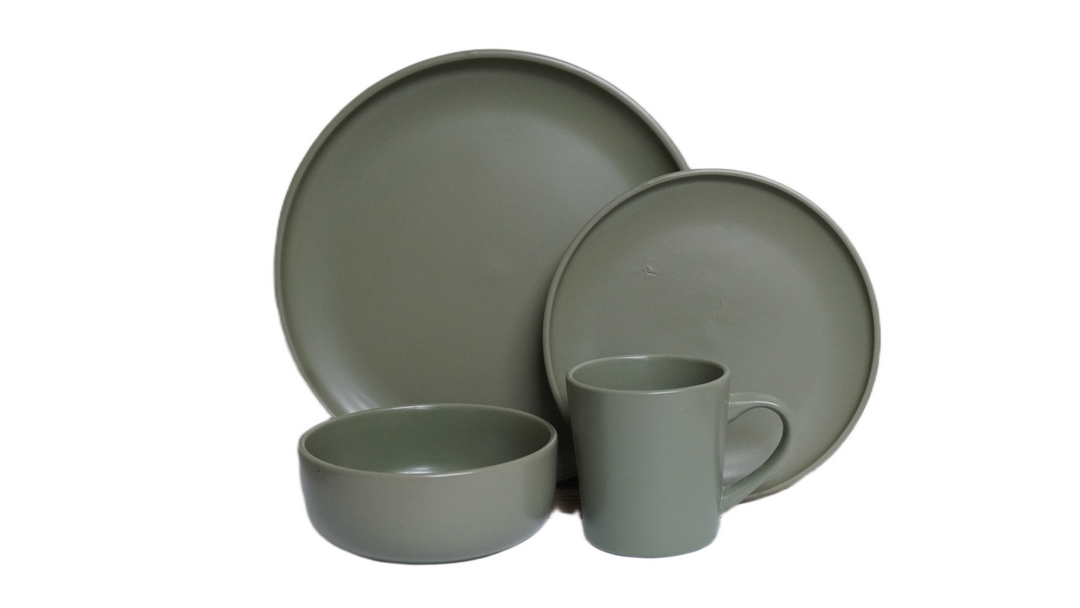 AAH 16PCS DINNER SET GREEN #23