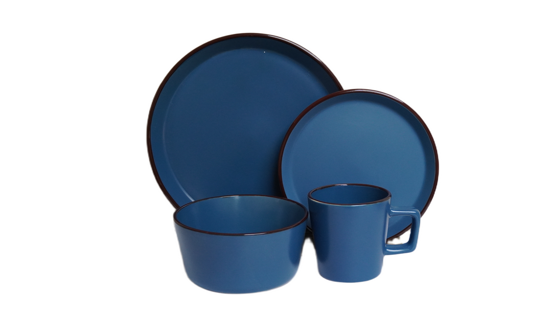 AAH 16PCS DINNER SET BLUE #39