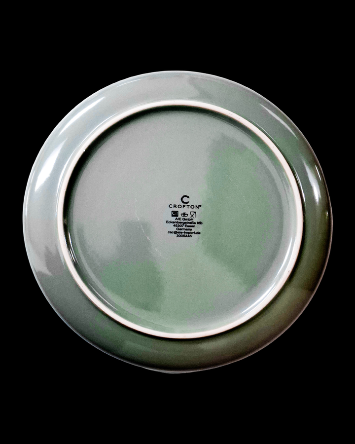 AAH 10.5 Inch Pit Edge Color Glaze Plate