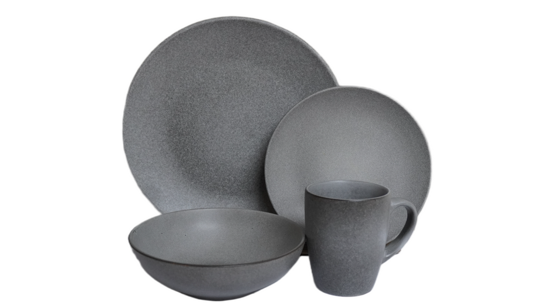 AAH 16PCS DINNER SET GRAY #52