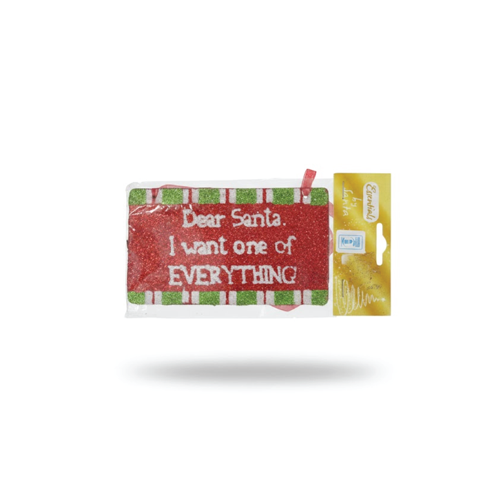 Ess Xmas Plq Santa Red Xm121