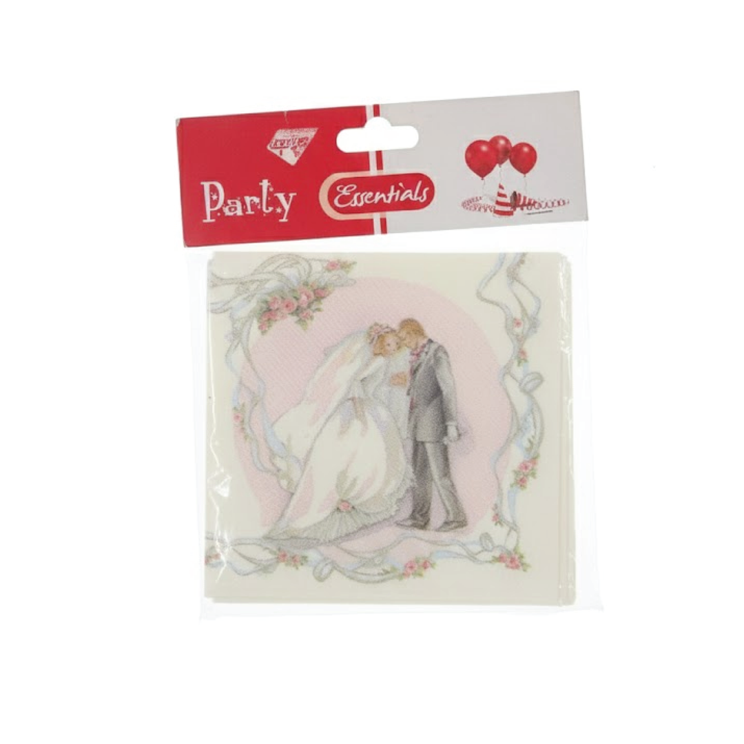Ess-Kd167 25X25Cm Napkin Wedding 12`S