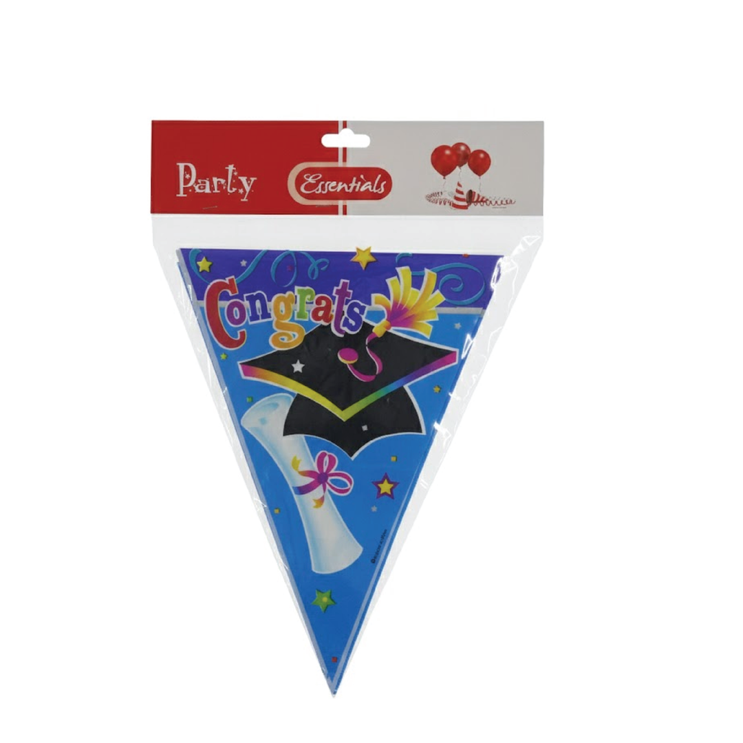 Ess-Kd173 12" Congrats Flag Banner