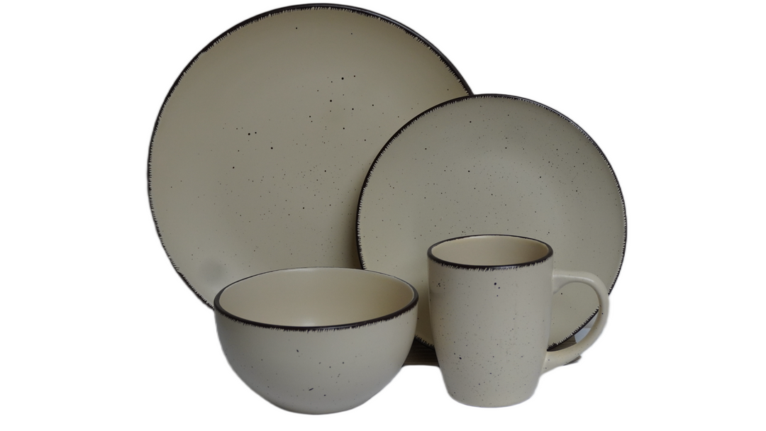 AAH 16PCS DINNER SET WHITE MATTE #73