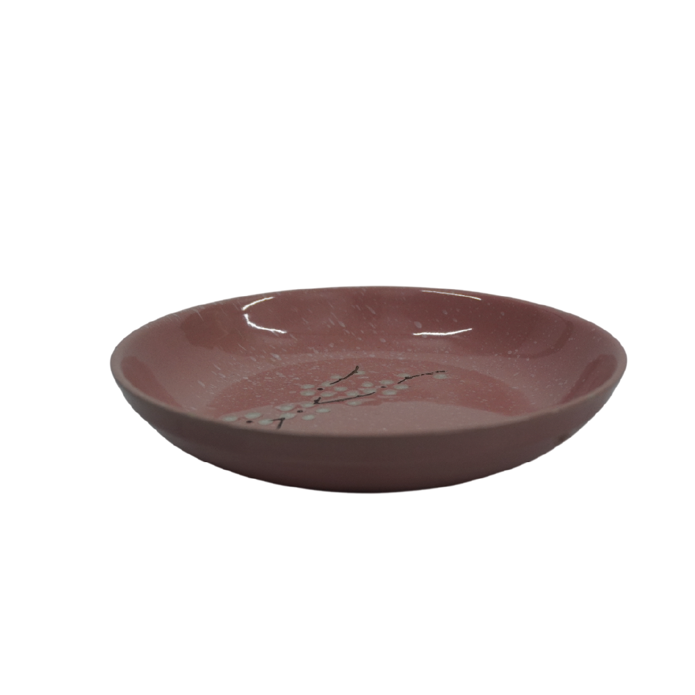 AAH 7 Village Snow Glaze Fruit Tray