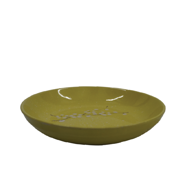 AAH 7 Village Snow Glaze Fruit Tray