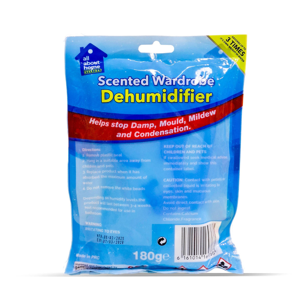 AAH Everyday Hanging Wardrobe Dehumidifier Unscented 180G