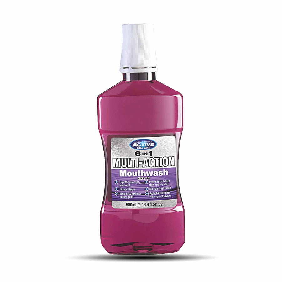 Active Mouthwash 6In1 Multi Action 500Ml