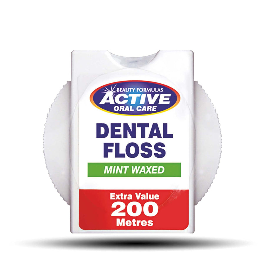 Active Dental Floss Mint Waxed 200Mt
