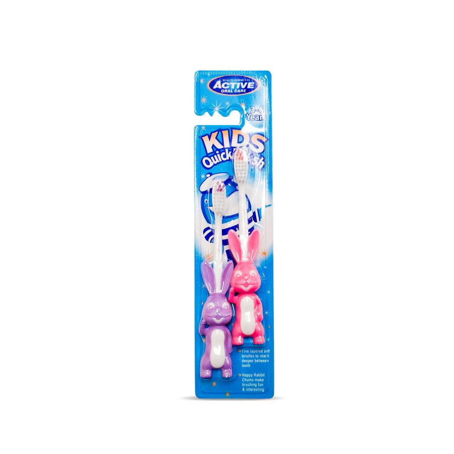 active kids quick brush (rabbit) 2pk