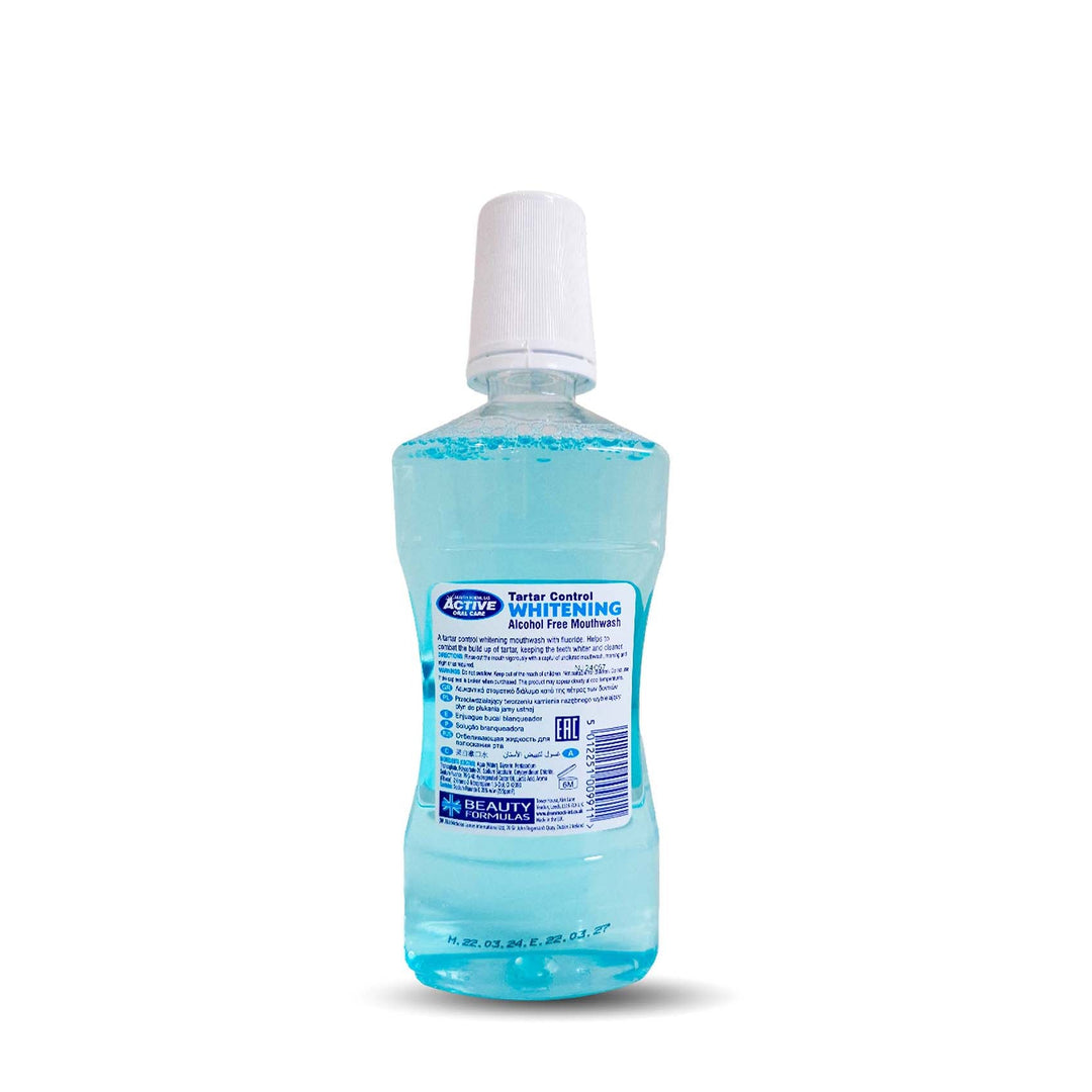 Active Mouthwash Whitening Tartar Control 500Ml