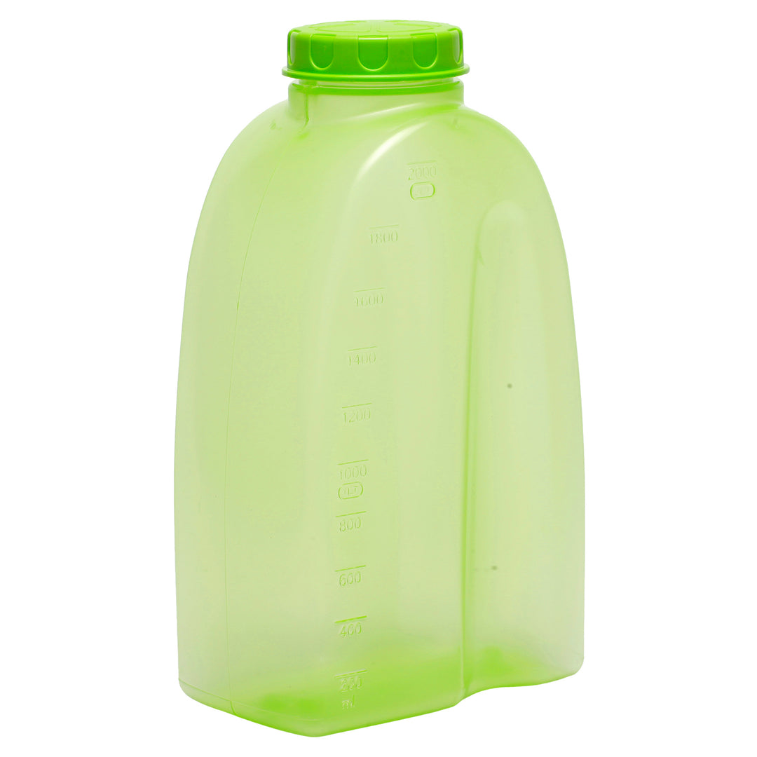 AAH Everyday Hippo Fridge Bottle Green 2L-30330-G